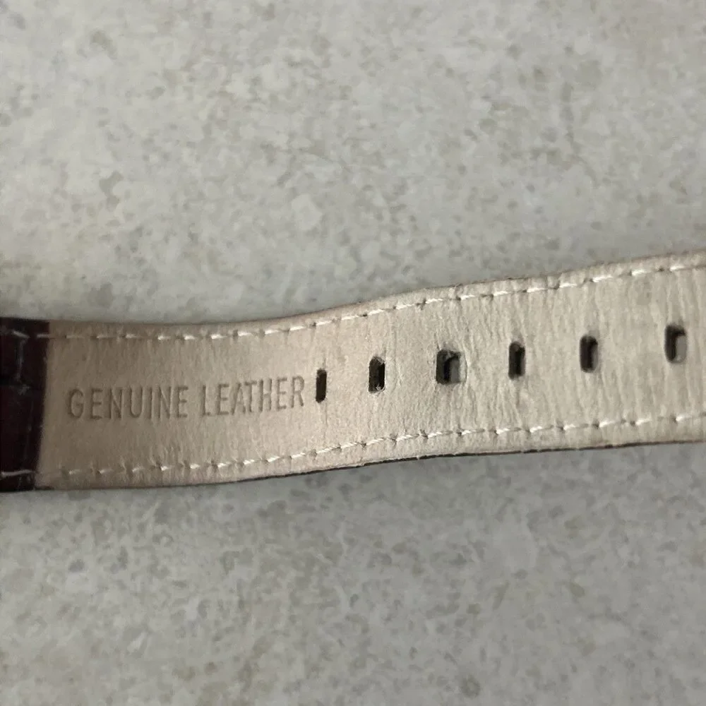 Kenneth Cole New York KC2597 Womens Watch Brown Face Gold Dial New Battery